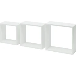 Duraline wandkubus wit set van 3 stuks