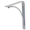 Plankdragers|Plankdragers > Duraline wandplankdrager 19,5 x 19,5 cm zilver