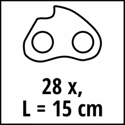 Elektrisch Tuingereedschap Accessoires > EINHELL ketting 15cm