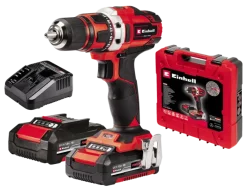 Accuboormachines|Boormachines > EINHELL 18V accuboormachine TE-CD 18/40 LI incl. 2 accu's 1,5Ah + lader + koffer