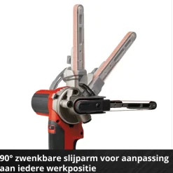 Accu Schuurmachine|Schuurmachines > EINHELL 18V bandschuurmachine / powerfile TE-BF 18 LI (zonder accu)