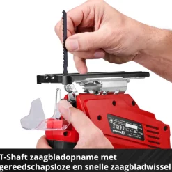Accu Decoupeerzaag|Zaagmachines & -tafels > EINHELL 18V decoupeerzaag TC-JS 18/70 LI incl 2.5Ah accu en lader
