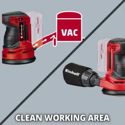 Accu Schuurmachine|Schuurmachines > EINHELL 18V excentrische schuurmachine TE-RS 18 LI (zonder accu)