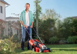 Grasmaaiers > EINHELL 18V grasmaaier GE-CM 18/30 Li incl 3.0Ah accu en oplader