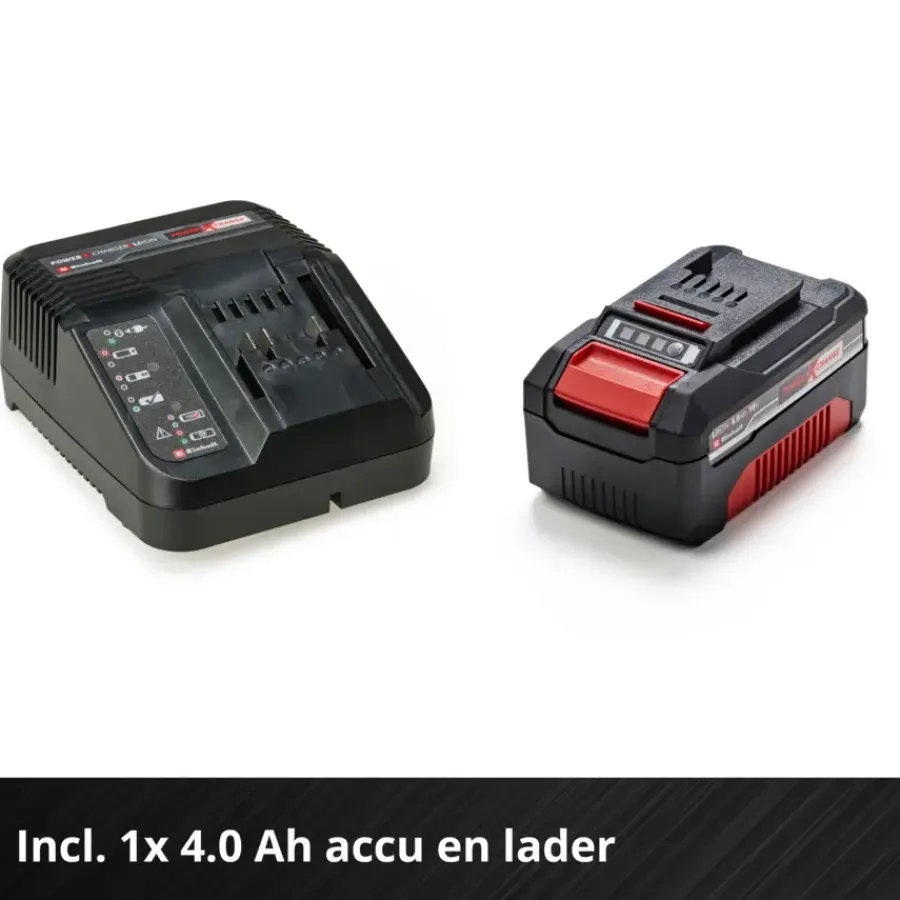 Grasmaaiers > EINHELL 18V grasmaaier GE-CM 18/33 Li Kit (incl. 4.0Ah accu en oplader)