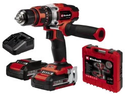 Accuboormachines|Boormachines > EINHELL 18V klopboormachine TE-CD 18/48 LI incl. 2 accu's 2.0Ah + lader + koffer