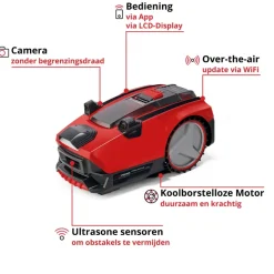 Grasmaaiers|Robotmaaiers > EINHELL 18V robotmaaier FREELEXO CAM PLUS 600 (Incl. 4.0 Ah accu + oplader)