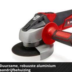 Accu Haakse Slijper|Frees, Slijp & Schaafmachines > EINHELL 18V slijptol / haakse slijper 115mm TC-AG 18/115 LI incl 4.0Ah accu en lader
