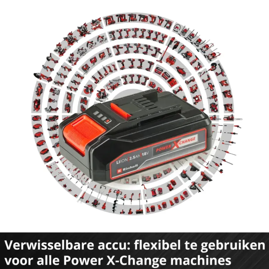 Overige Elektrisch Gereedschap Accessoires > EINHELL 18V startset accu 2.5Ah + oplader