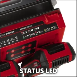 Overige Elektrisch Gereedschap Accessoires > EINHELL 18V 2x2 acculader Quattrocharger 4A