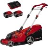 Grasmaaiers > EINHELL 2x18V grasmaaier 42cm Rassaro (incl. 2 accu's 5.2Ah + oplader)