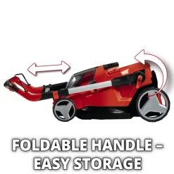 Grasmaaiers > EINHELL 2x18V grasmaaier 42cm Rassaro (incl. 2 accu's 5.2Ah + oplader)