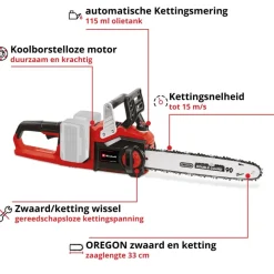Kettingzagen > EINHELL 2x18V kettingzaag GP/LC 36/35 (zonder accu)