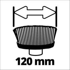 Overige Elektrisch Gereedschap Accessoires > EINHELL zachte borstel 120/50 - Ø120mm tbv de Picobella oppervlaktereiniger