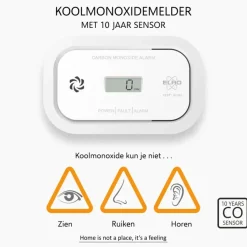 Koolmonoxidemelders > Elro FC5003 koolmonoxidemelder inclusief 2 jaar AA-batterij