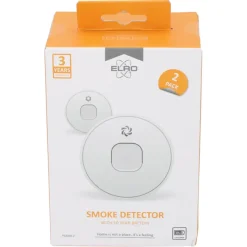 Rookmelders > Elro FS2010-2 optische rookmelder inclusief 10 jaar lithium batterij DUO-pack