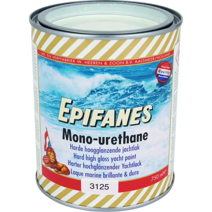 Epifanes mono-urethane jachtlak hoogglans nr. 3125 alpine wit 750 ml