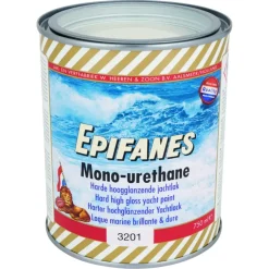Epifanes mono-urethane jachtlak hoogglans nr. 3201 fleet wit 750 ml