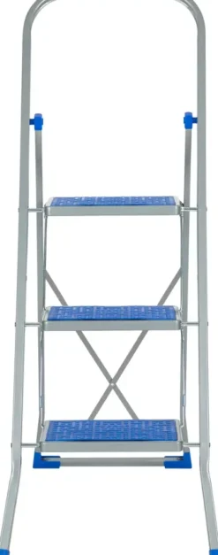 Huishoudtrappen > ESCALO Trapladder 3 treden blauw 30x20cm