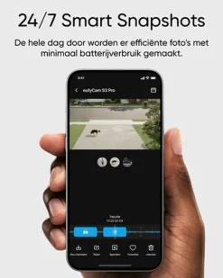 Elektronische Beveiliging > Eufy Cam S3 Pro Duo Pack Draadloze beveiligingscamera's 4K met Homebase 3