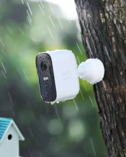 Elektronische Beveiliging > Eufy draadloze beveiligingsset inclusief Homebase 2 en 2 beveiligingscamera's Wit