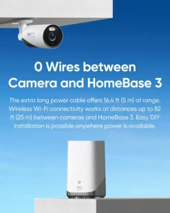 Elektronische Beveiliging > Eufy E330 Beveiligingscamera voor buiten Wired Uitbreiding