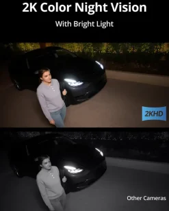 Elektronische Beveiliging > Eufy S100 Beveiligingscamera voor buiten met Lamp Wired