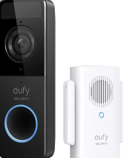 Intercoms & Deurbellen|Elektronische Beveiliging > Eufy Video Deurbel C211/C220 met Chime