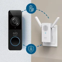 Intercoms & Deurbellen|Elektronische Beveiliging > Eufy Video Deurbel C211/C220 met Chime