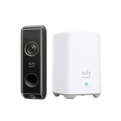 Intercoms & Deurbellen|Elektronische Beveiliging > Eufy Video Deurbel Dual 2 Pro met HomeBase 2