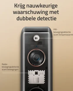 Intercoms & Deurbellen|Elektronische Beveiliging > Eufy Video Deurbel Dual 2 Pro met HomeBase 2