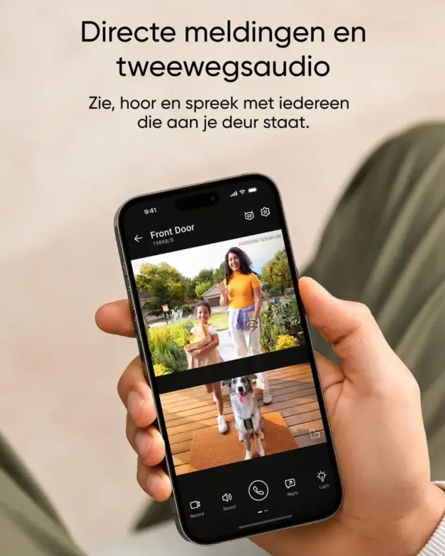 Intercoms & Deurbellen|Elektronische Beveiliging > Eufy Video Deurbel E340 2 camera's Zwart Uitbreiding