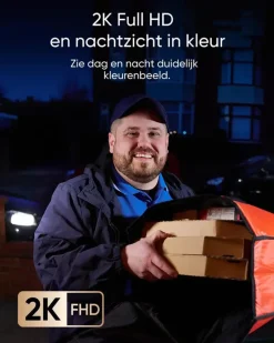 Intercoms & Deurbellen|Elektronische Beveiliging > Eufy Video Deurbel E340 2 camera's Zwart Uitbreiding