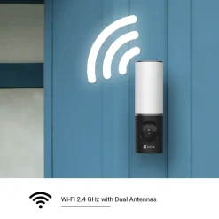Elektronische Beveiliging > Ezviz EL3 beveiligingscamera voor buiten bedraad 2K met slimme verlichting