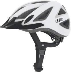 Fietskleding > Abus Fietshelm City Pro shiny white M