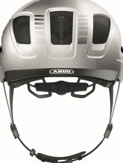 Fietskleding > Abus Fietshelm Hyban 2.0 signal silver L