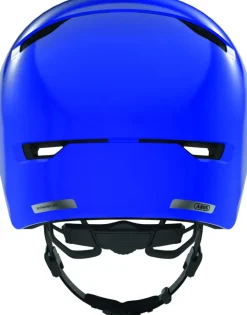 Fietskleding > Abus Fietshelm Youth shiny blue S