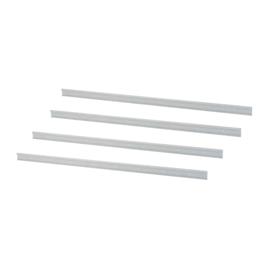 Firststep traprenovatie profielset laminaat zilver 4 stuks