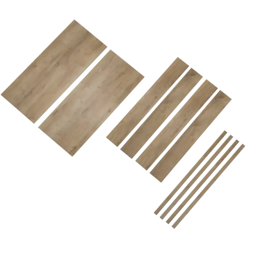 Firststep traprenovatieset laminaattreden eiken beige, 4 stuks