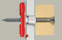 Fischer Hollewandplug DuoTec 10mm met schroef 2 stuks