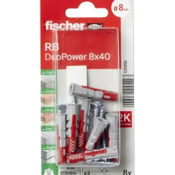 Fischer schapbevestigingsset 8x40 mm 8 stuks