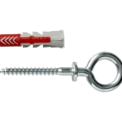 Fischer Universeelplug DuoPower 8x40mm met ooghaak 2 stuks