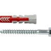 Fischer Universeelplug DuoPower 12x60mm met zeskantschroef 2 stuks