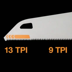 Cellenbetonblokken Accessoires|Cellenbetonblokken > FISKARS handzaag 380 mm 9TPI PowerTooth