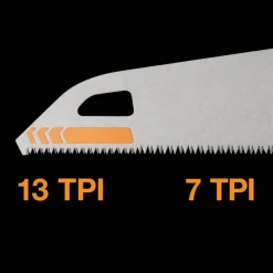 Cellenbetonblokken Accessoires|Cellenbetonblokken > FISKARS handzaag 550mm 7TPI PowerTooth