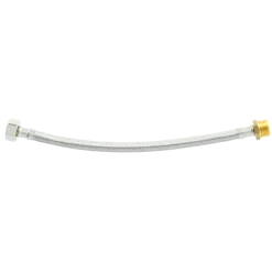 Flexibele slang 1/2" wartel 1/2" buitendraad 30 cm