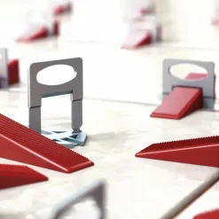 Tegel- & Metselgereedschap > Foby levelling systeem starterskit 3 mm met clips, spieën en tang