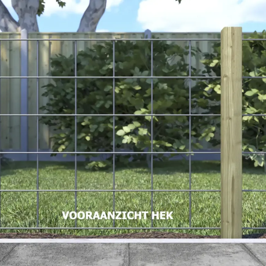 Gaaspaneel verzinkt 180 x 75 cm