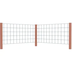 Gaas startpakket tuinhek hardhout liggend 75 x 180 cm