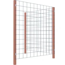 Gaas startpakket tuinhek hardhout 180 x 180 cm